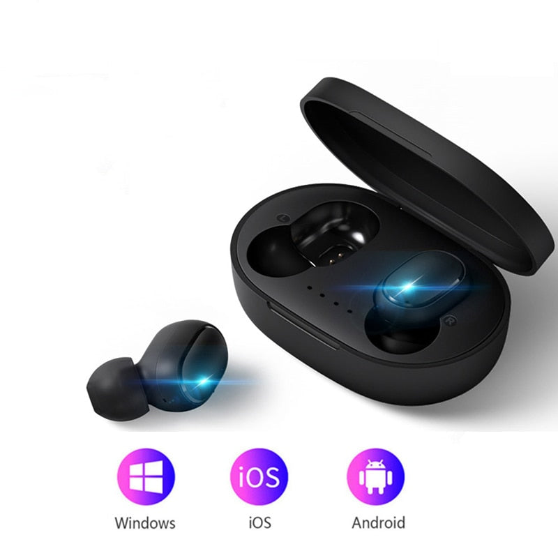 Bluetooth Wireless Headphones with Mic Sports Waterproof TWS Bluetooth Earphones Touch Control Wireless Headsets Earbuds Phone