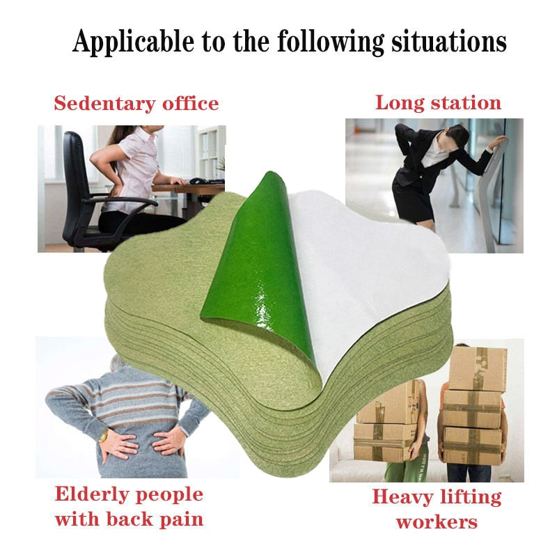 10-40Pcs Self-heating Back Pain Plaster Wormwood Lumbar Spine Patch Joint Pain Relief Medical Plaster Moxibustion Sticker Gaotie